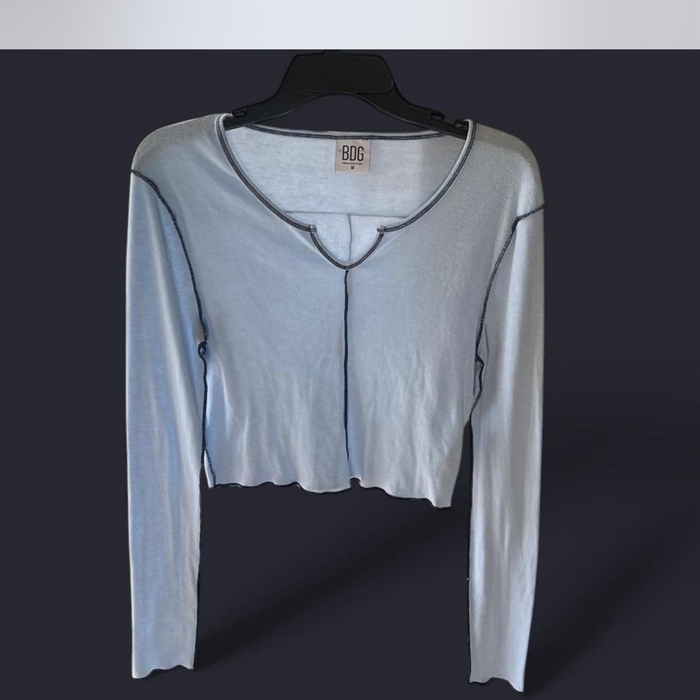 Urban Outfitters By BDG Blue Crop Top